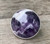 Romantic Large Round Purple White Crystal Amethyst Sterling Silver Ring Size 9-9.5 Romantic Large Round Purple White Crystal Amethyst Sterling Silver Ring Size 9-9.5