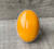 Large Oval Yellow Agate Sterling Silver Ring