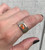 Oval Orange Ethiopian Opal Sterling Silver Ring