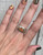 Oval Orange Ethiopian Opal Sterling Silver Ring