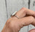 Teardrop Blue Pink Simulated Bello Opal White Black Ceramic Inlay Stone Ring Made to Order