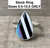 Teardrop Blue Pink Simulated Bello Opal White Black Ceramic Inlay Stone Ring Made to Order