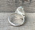 Free Form Blue Sparkly Monarch Sterling Opal Statement Ring Size 6.5-7