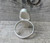 Long Oval Green Chrysoprase Sterling Silver Ring