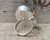Large Oval Super Flashy Purple Blue Pink Labradorite Sterling Silver Statement Ring Size 8.25 