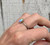 Pink Purple Faceted Aurora Opal Quartz Doublet Sterling Silver Ring  Size 7.25-8.25