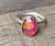 Free Form Faceted Magenta Pink Aurora Opal Quartz Doublet Sterling Silver Ring Size 7.25-8.25