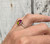 Free Form Faceted Magenta Pink Aurora Opal Quartz Doublet Sterling Silver Ring Made to Order