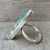 Geometric Free Form Apple Green Chrysoprase with Moss Accent Size 8.75-9.75
