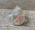 Sparkly Teardrop or Pear Shaped Neon Pastel Monarch Sterling Opal Sterling Silver Ring