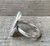 Sparkly Teardrop or Pear Shaped Neon Pastel Monarch Sterling Opal Sterling Silver Ring