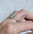 Sparkly Teardrop or Pear Shaped Neon Pastel Monarch Sterling Opal Sterling Silver Ring