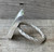 Sparkly Rectangle Neon Pastel Monarch Sterling Opal Sterling Silver Ring Sizes 7-8