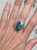 Rare One of a Kind Chrysocolla Sterling Silver Ring 