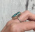 Rare One of a Kind Chrysocolla Sterling Silver Ring 