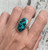Rare One of a Kind Chrysocolla Sterling Silver Ring 