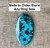 Rare One of a Kind Chrysocolla Sterling Silver Ring 