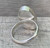 Rare One of a Kind Chrysocolla Sterling Silver Ring 