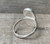 Cushion Cut Pink Coral Bello Opal and Ceramic Inlay Stone Sterling Silver Statement Ring  Sizes 7.75-8.75