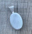 Oval Neon Jadeite Sterling Silver Pendant