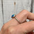 Made to Order Ice Blue Pink Faceted Aurora Opal Quartz Doublet Sterling Silver Ring 