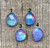 Made to Order Ice Blue Pink Faceted Aurora Opal Quartz Doublet Sterling Silver Ring 