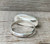 Oval Horizontal Set Natural Tibetan Turquoise Ring- Made to Order