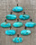 Oval Horizontal Set Natural Tibetan Turquoise Ring- Made to Order