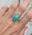 Oval 20mm x 10mm Natural Tibetan Turquoise Ring- Made to Order