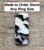 Large Rectangle Black and White Buffalo Turquoise Sterling Silver Statement Ring