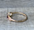 Gold Plated Moonstone Garnet Pink Tourmaline Ring