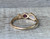 Gold Plated Moonstone Garnet Pink Tourmaline Ring