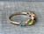 14 Karat Gold Plated Amethyst Citrine Garnet Peridot Topaz Ring