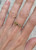 14 Karat Gold Plated Peridot Agate Labradorite Chalcedony Ring