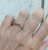 14 Karat Gold Plated Iolite Garnet Topaz Quartz Labradorite Vintage Ring