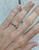 14 Karat Gold Plated Iolite Garnet Topaz Quartz Labradorite Vintage Ring