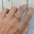 14 Karat Gold Plated Vintage Geometric Victorian Motif with Cubic Zirconia Diamond Accents