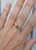 14 Karat Gold Plated Abalone Topaz Doublet with Cubic Zirconia Diamond Accents Ring
