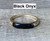 14 Karat Gold Plated Gemstone Baguette Band 