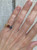 14 Karat Gold Plated Rutilated Quartz Ring Size 5