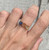 14 Karat Gold Plated Rutilated Quartz Ring Size 6