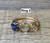 14 Karat Gold Plated Rutilated Quartz Ring Size 6