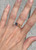 14 Karat Gold Plated Rutilated Quartz Ring Size 8