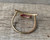 Edgy Geometric 14 Karat Gold Plated Red Ruby Ring with Cubic Zirconia Accents