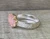 Mixed Metals Pink Rhodochrosite Sterling Silver and 14 Karat Gold Plated Ring
