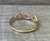 14 Karat Gold Plated Tri Stone Faceted Light Purple Amethyst Ring