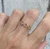14 Karat Gold Plated Tri Stone Faceted Light Purple Amethyst Ring