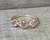 14 Karat Gold Plated Tri Stone Faceted Light Purple Amethyst Ring