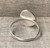 Elegant Free Form Faceted Brick Red Green Ocean Jasper Sterling Silver Ring Sizes 10.5-11.5 