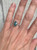 Elegant Faceted Blue Kyanite Sterling Silver Ring Size 5.5-6.5